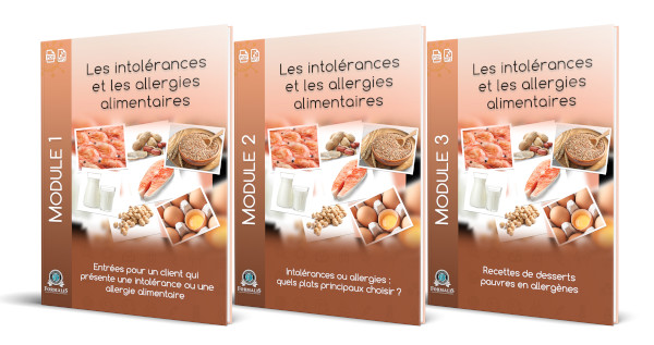 3 modules formation intolérances et allergies en cuisine