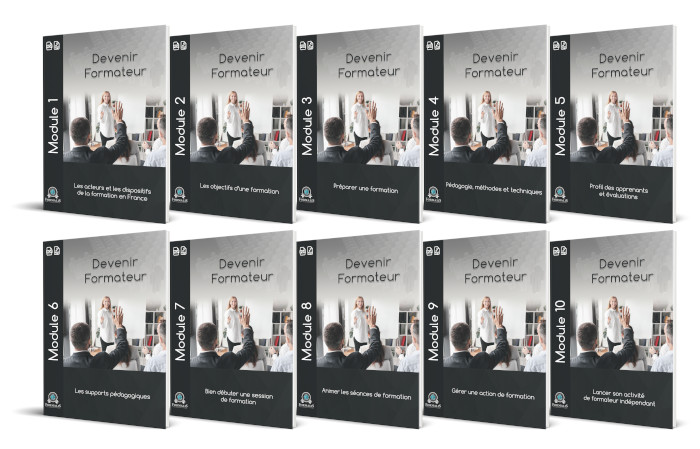 10 Modules PDF formation devenir formateur
