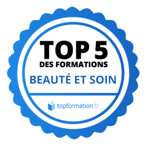 Badge top 5 formation beauté et soins