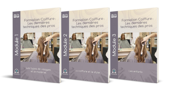 3 modules formation coiffure