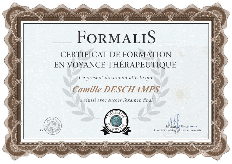 certificat formation voyance thérapeutique