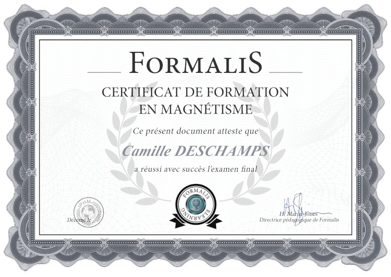 certificat formation magnetiseur