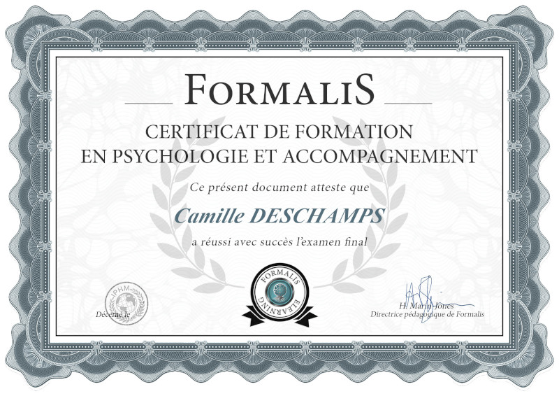 certificat Psychologie et accompagnement