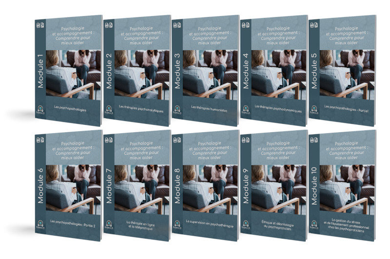 10 Modules PDF formation Psychologie et accompagnement